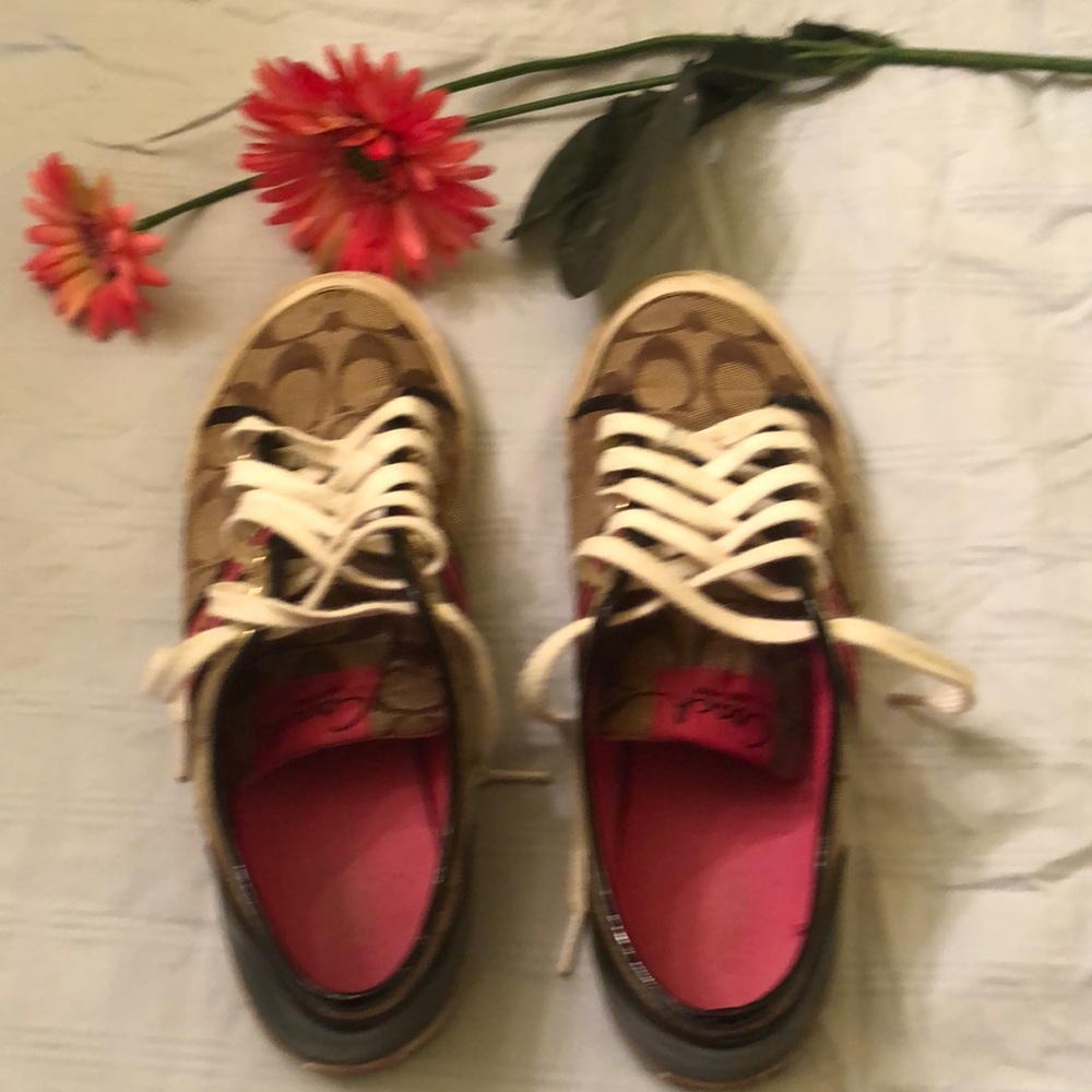 Brown Coach shoes